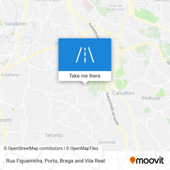 Rua Figueirinha mapa