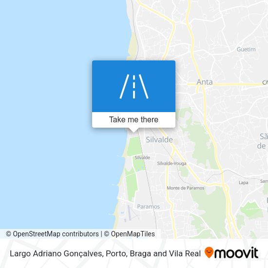 Largo Adriano Gonçalves mapa