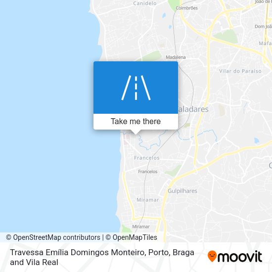 Travessa Emília Domingos Monteiro map