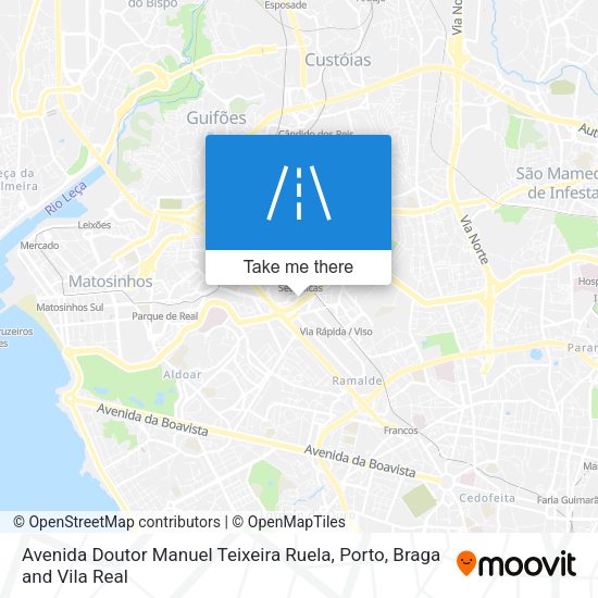 Avenida Doutor Manuel Teixeira Ruela map