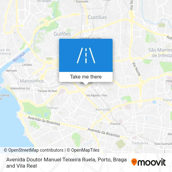 Avenida Doutor Manuel Teixeira Ruela map