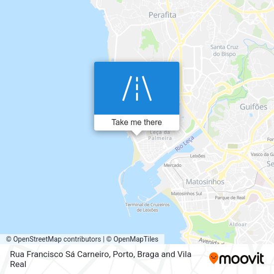 Rua Francisco Sá Carneiro mapa
