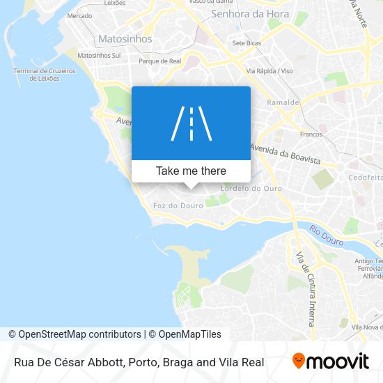 Rua De César Abbott map