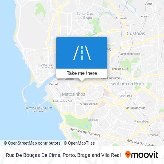 Rua De Bouças De Cima map
