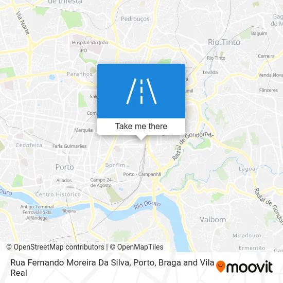 Rua Fernando Moreira Da Silva map