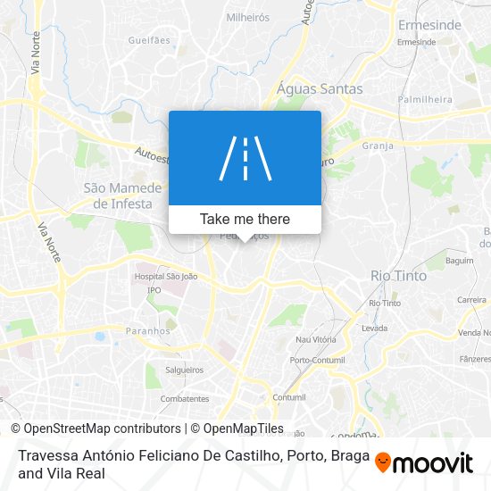 Travessa António Feliciano De Castilho map