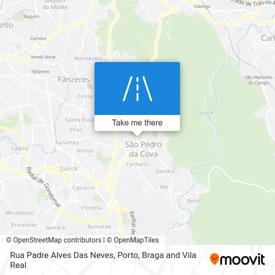 Rua Padre Alves Das Neves map
