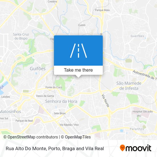 Rua Alto Do Monte mapa