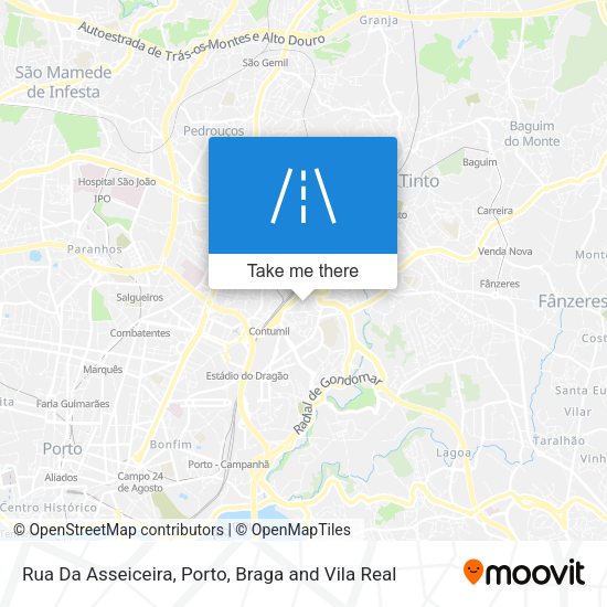 Rua Da Asseiceira mapa