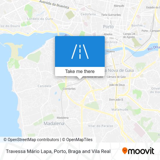 Travessa Mário Lapa mapa