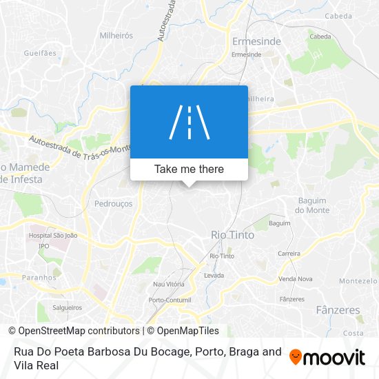 Rua Do Poeta Barbosa Du Bocage mapa