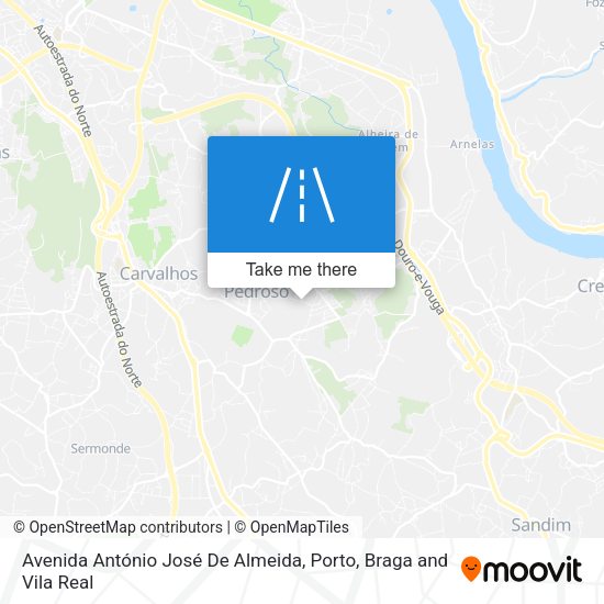 Avenida António José De Almeida mapa