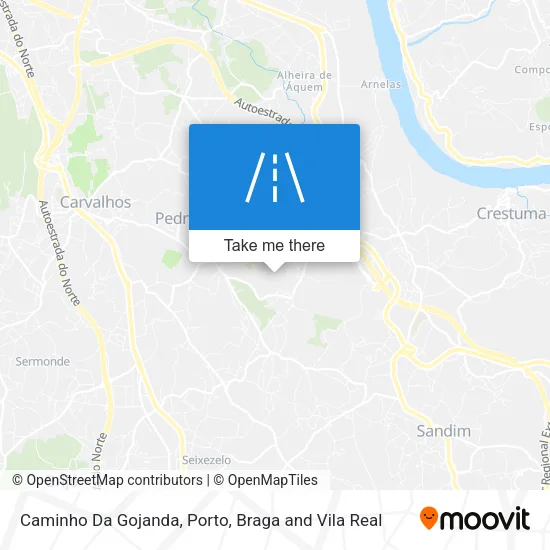 Caminho Da Gojanda map