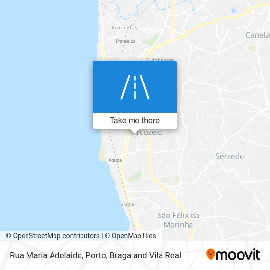 Rua Maria Adelaide map