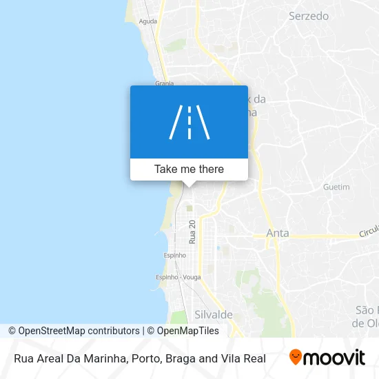 Rua Areal Da Marinha map