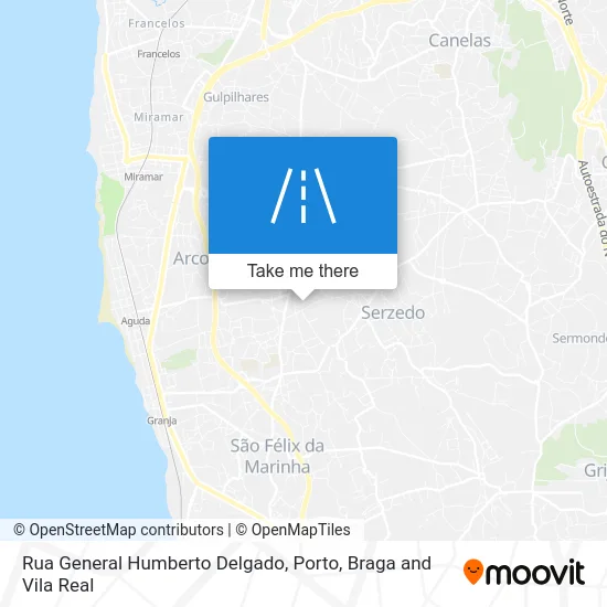 Rua General Humberto Delgado map