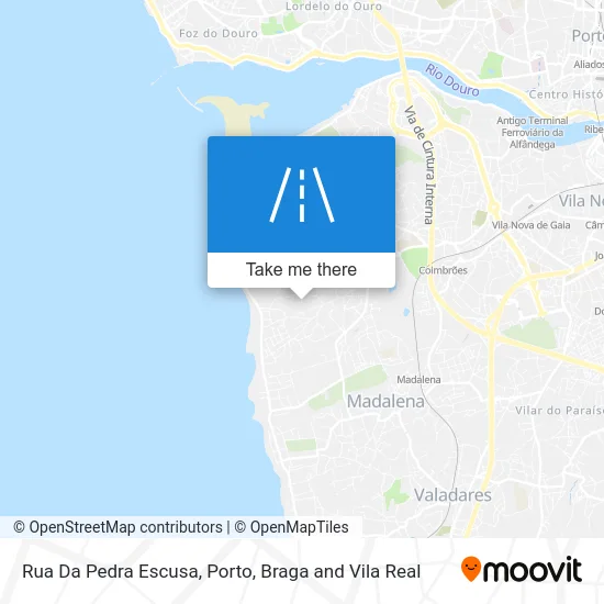 Rua Da Pedra Escusa map