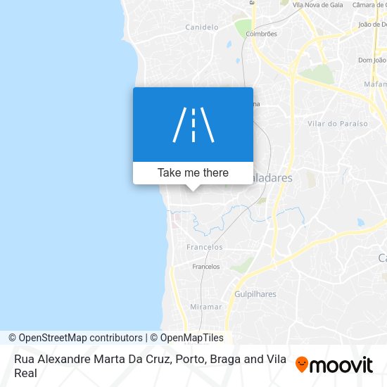 Rua Alexandre Marta Da Cruz mapa