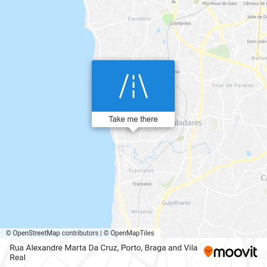 Rua Alexandre Marta Da Cruz map