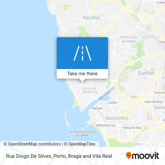 Rua Diogo De Silves mapa