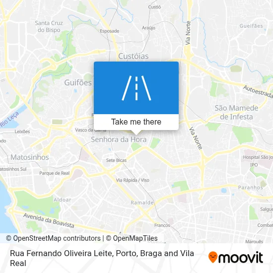 Rua Fernando Oliveira Leite map