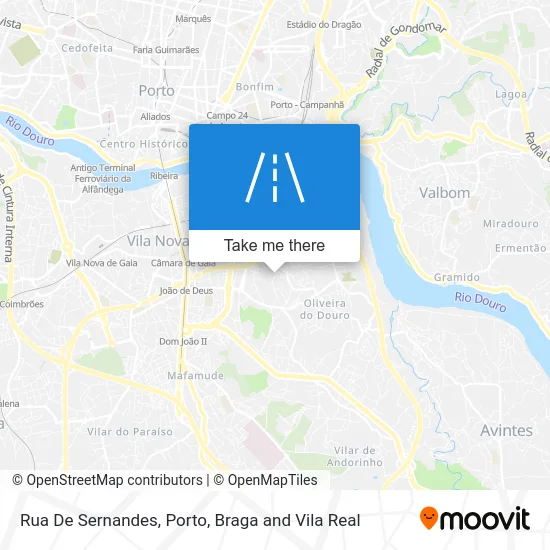 Rua De Sernandes map