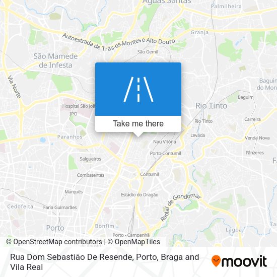Rua Dom Sebastião De Resende mapa