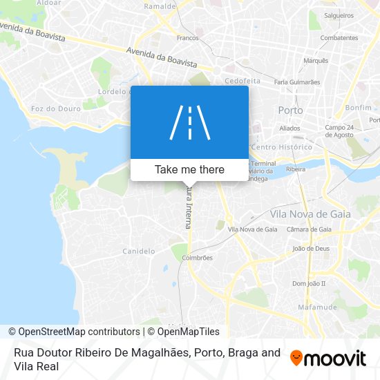 Rua Doutor Ribeiro De Magalhães mapa