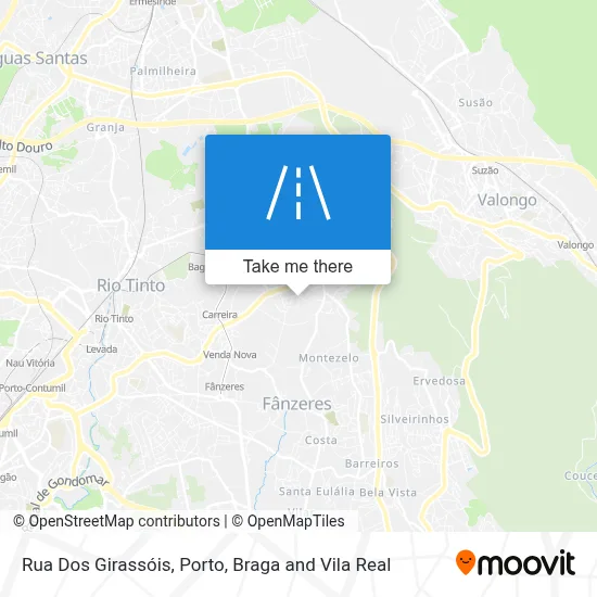Rua Dos Girassóis map