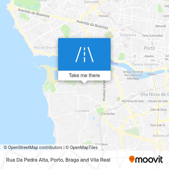 Rua Da Pedra Alta mapa