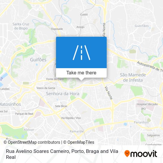 Rua Avelino Soares Carneiro mapa