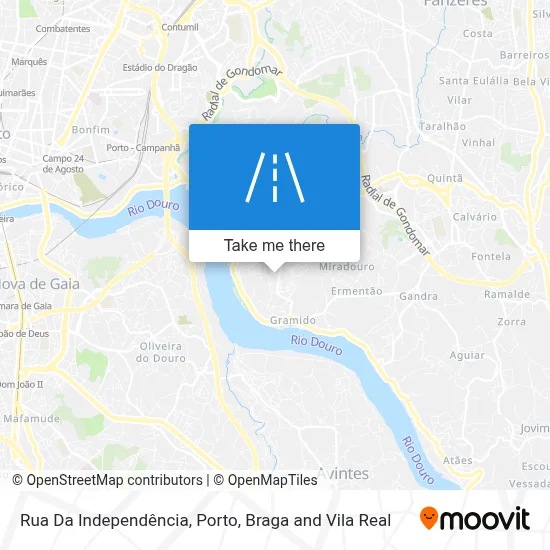 Rua Da Independência map