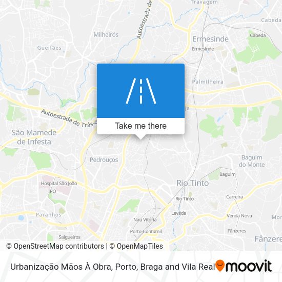Urbanização Mãos À Obra mapa