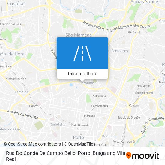 Rua Do Conde De Campo Bello map