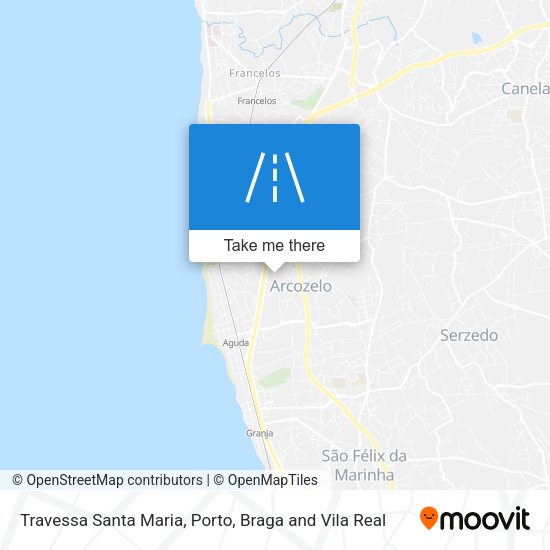 Travessa Santa Maria mapa
