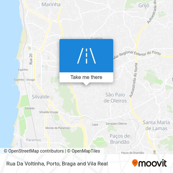 Rua Da Voltinha mapa