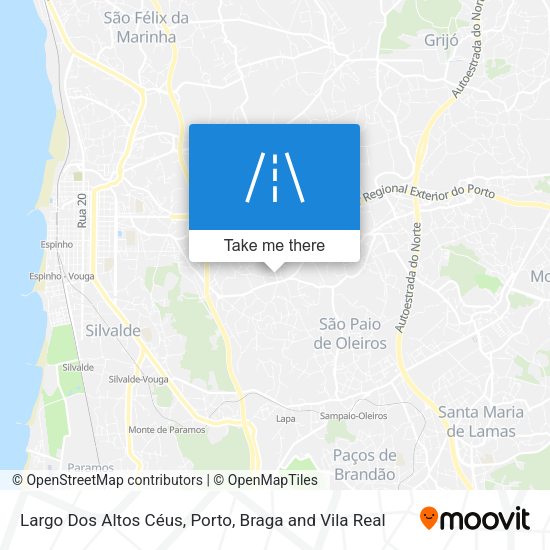 Largo Dos Altos Céus map