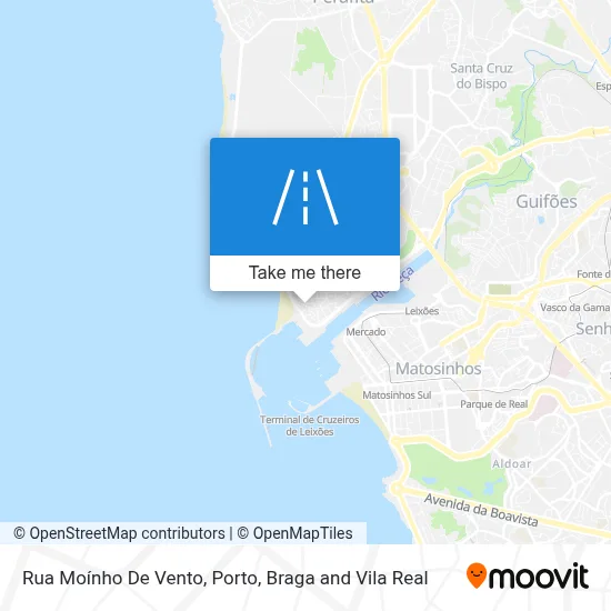 Rua Moínho De Vento map