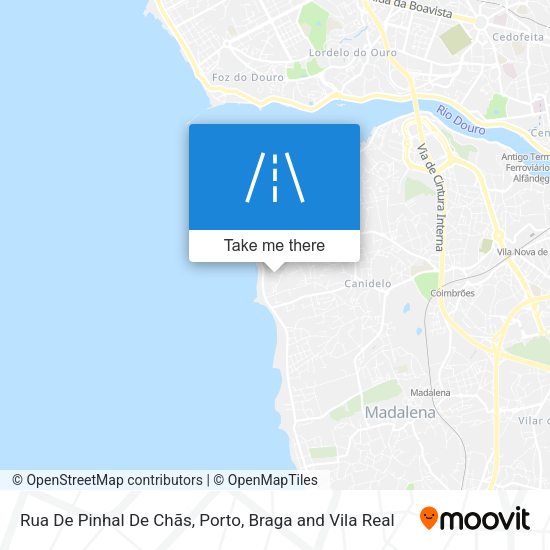 Rua De Pinhal De Chãs map