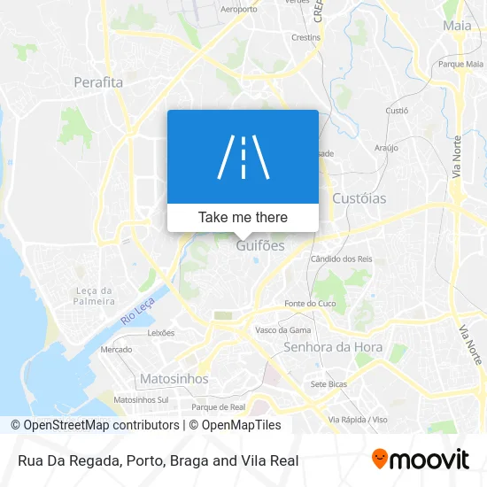Rua Da Regada map