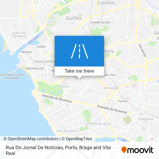 Rua Do Jornal De Notícias mapa