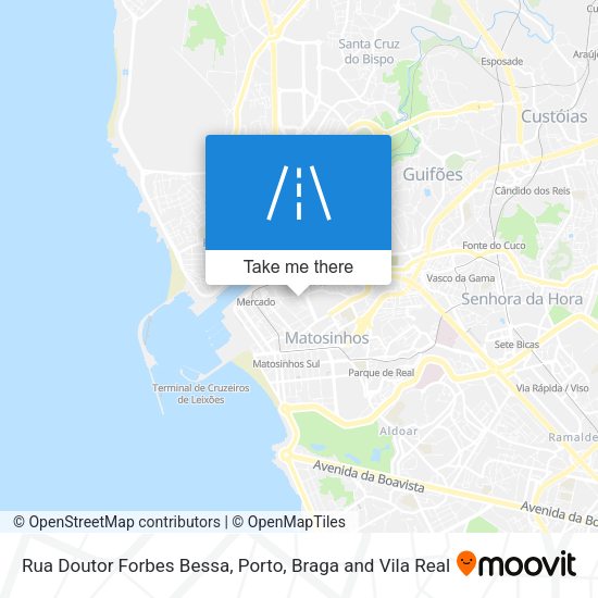 Rua Doutor Forbes Bessa mapa