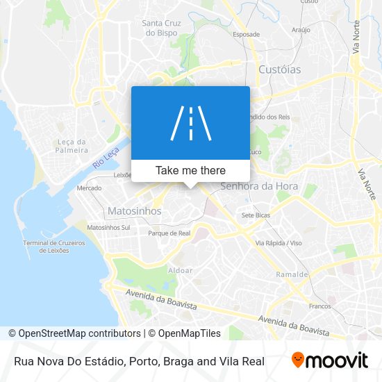 Rua Nova Do Estádio mapa