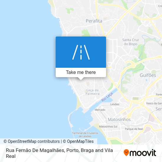 Rua Fernão De Magalhães mapa
