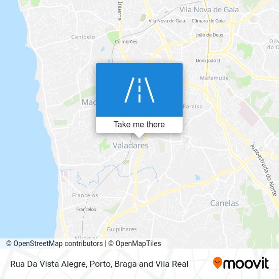 Rua Da Vista Alegre map