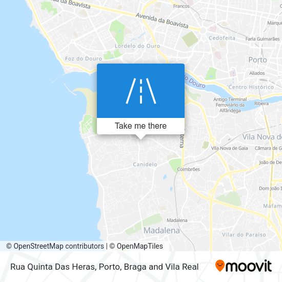 Rua Quinta Das Heras mapa