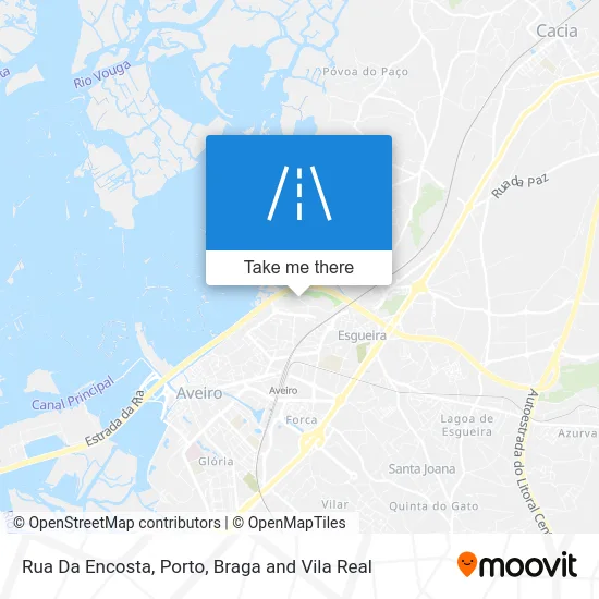 Rua Da Encosta map