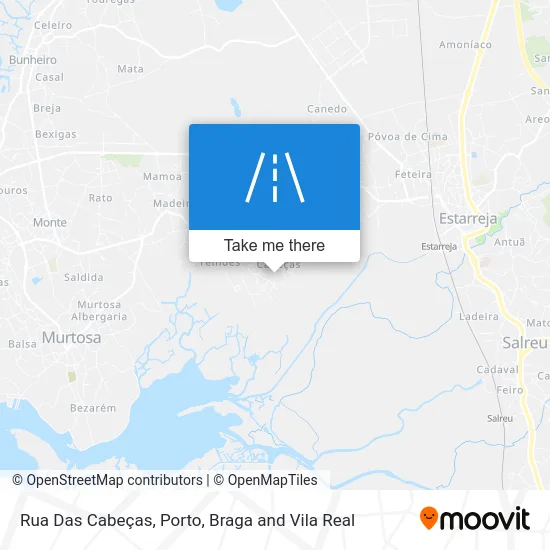 Rua Das Cabeças map