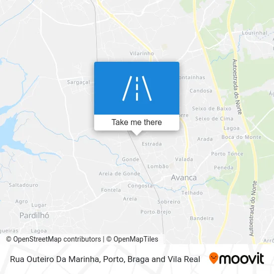 Rua Outeiro Da Marinha map