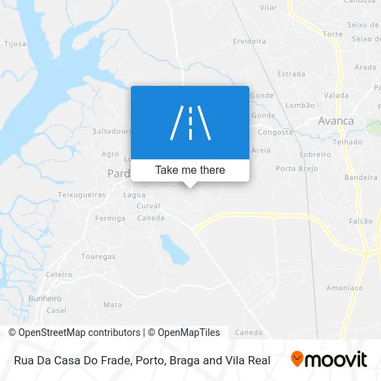 Rua Da Casa Do Frade map